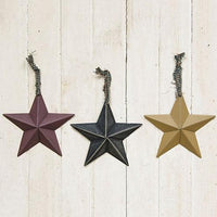 Hanging Star Ornament 5 3 Asstd - The Fox Decor