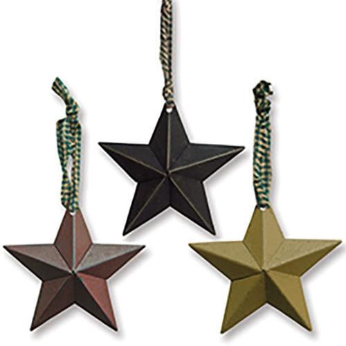 Hanging Star Ornament 5 3 Asstd - The Fox Decor