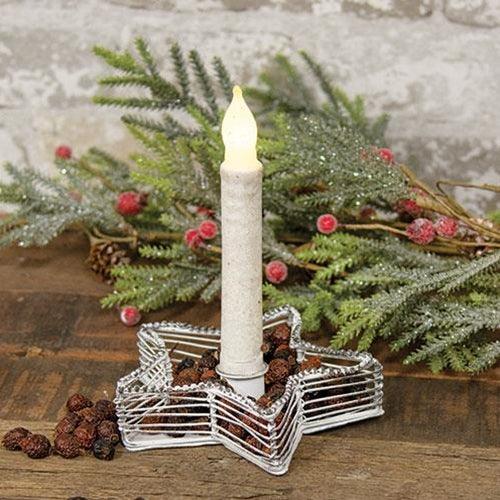 Shabby Chic Star Taper Basket - The Fox Decor