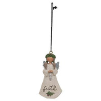 3 Set Believe Love Faith Resin Angel Ornaments - The Fox Decor