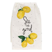 See the Good Lemon Dish Towel - The Fox Decor