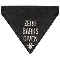 Zero Barks Given Dog Bandana - The Fox Decor