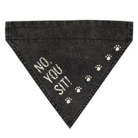 No You Sit! Dog Bandana - The Fox Decor