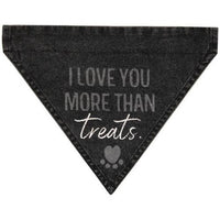 I Love You More Than Treats Dog Bandana - The Fox Decor