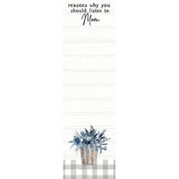 Reasons Why You Should Listen to Mom Long Notepad - The Fox Decor