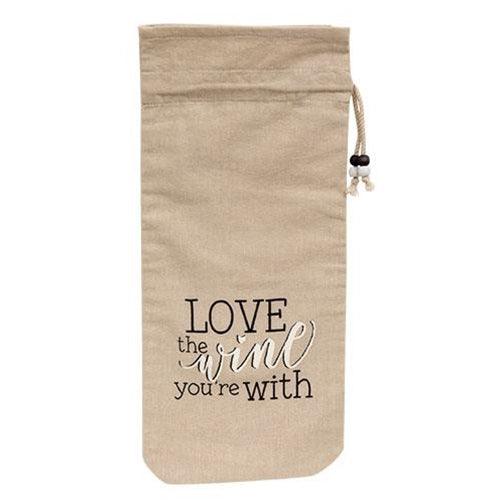 Love the Wine You're With Wine Bag - The Fox Decor