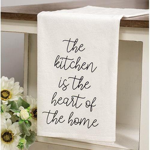 The Kitchen Is The Heart Of The Home Dish Towel - The Fox Decor