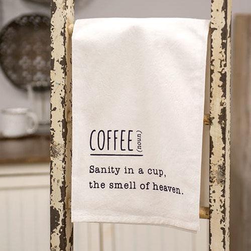 Coffee Definition Dish Towel - The Fox Decor