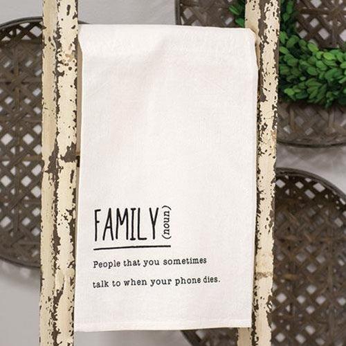 Family Definition Dish Towel - The Fox Decor