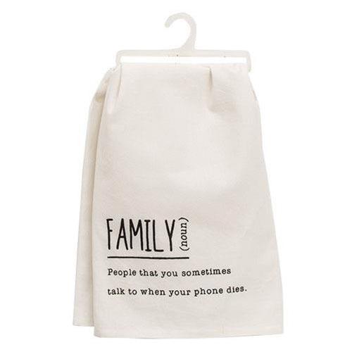 Family Definition Dish Towel - The Fox Decor