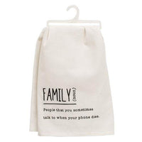 Family Definition Dish Towel - The Fox Decor