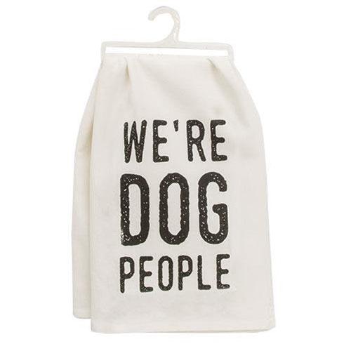 We're Dog People Dish Towel - The Fox Decor