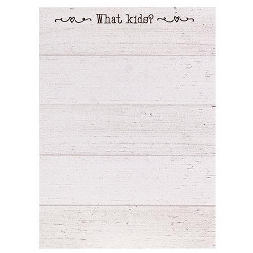What Kids? Notepad - The Fox Decor