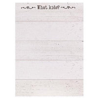 What Kids? Notepad - The Fox Decor