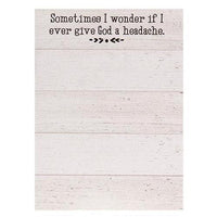Give God a Headache Notepad - The Fox Decor