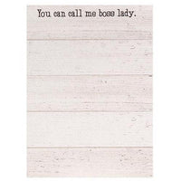 Boss Lady Notepad - The Fox Decor