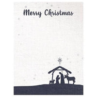 Merry Christmas Nativity Notepad - The Fox Decor