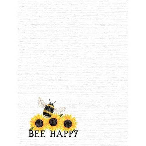 Bee Happy Notepad - The Fox Decor