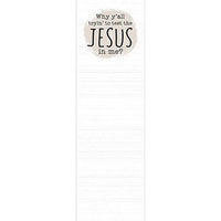 Why Y'all Trying To Test the Jesus In Me Long Notepad - The Fox Decor