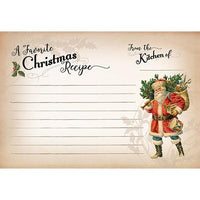 24 Pkg A Favorite Christmas Recipe Cards 4x6 - The Fox Decor