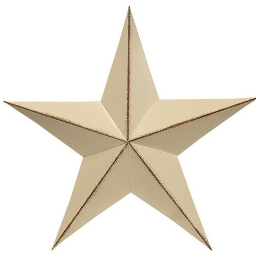 Distressed White Barn Star 18