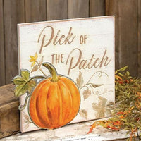 Pick Of The Patch Wood Sign - The Fox Decor