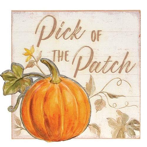 Pick Of The Patch Wood Sign - The Fox Decor