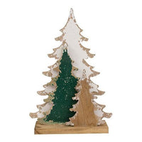 Tiered Wooden Christmas Trees - The Fox Decor