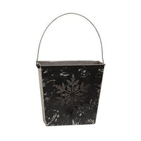 Distressed Metal Snowflake Pocket 3 Asstd - The Fox Decor