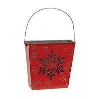 Distressed Metal Snowflake Pocket 3 Asstd - The Fox Decor