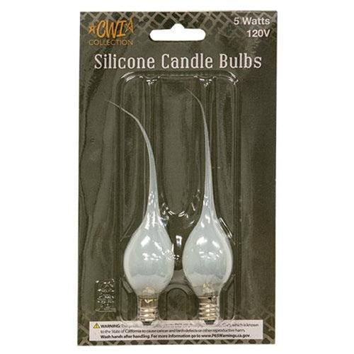 2 Pkg 5W Clear Silicone Bulbs - The Fox Decor