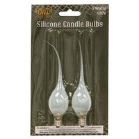 2 Pkg 5W Clear Silicone Bulbs - The Fox Decor