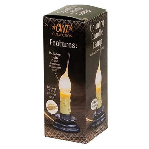 3 Electric Country Candle Lamp - The Fox Decor