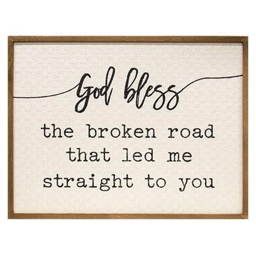 Broken Road Wall Sign - The Fox Decor