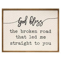 Broken Road Wall Sign - The Fox Decor