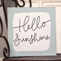 Hello Sunshine Metal Sign - The Fox Decor