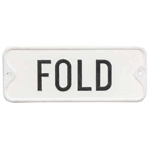 Fold Farmhouse Metal Sign - The Fox Decor