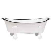 White Iron Bathtub Soap Dish - The Fox Decor