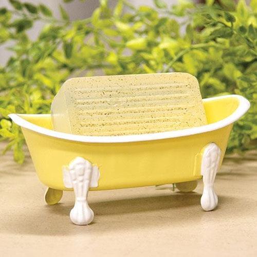 Yellow Iron Bathtub Soap Dish - The Fox Decor