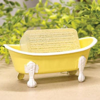 Yellow Iron Bathtub Soap Dish - The Fox Decor