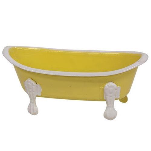 Yellow Iron Bathtub Soap Dish - The Fox Decor