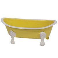 Yellow Iron Bathtub Soap Dish - The Fox Decor