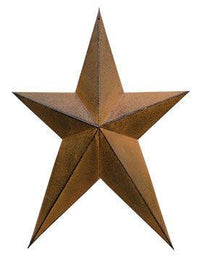 Rust & Black Finish Whimsical Star 18 - The Fox Decor