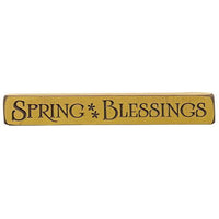 Spring Blessings Engraved Block 12 - The Fox Decor