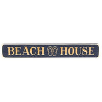 Beach House Engraved Block 12 - The Fox Decor