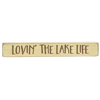 Lovin' the Lake Life Engraved Block 12 - The Fox Decor