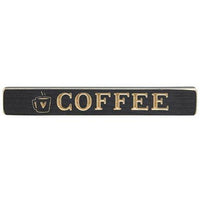 COFFEE w Heart Mug Engraved Block 12 - The Fox Decor