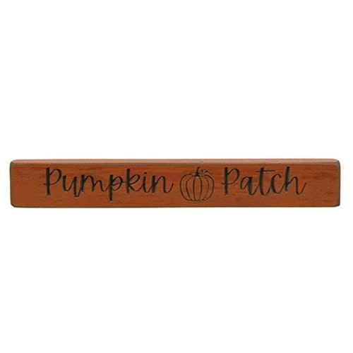 Pumpkin Patch Engraved Block 12 - The Fox Decor