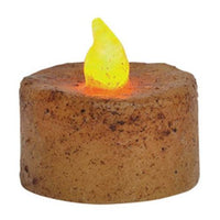 Burnt Ivory LED Tealight - The Fox Decor