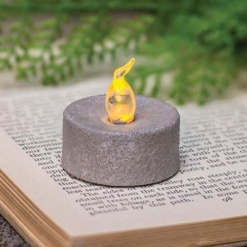 Cement Look Timer Tealight - The Fox Decor